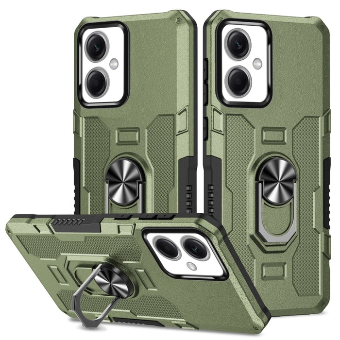 Funda híbrida para teléfono Ring Holder Armor, For Xiaomi Redmi 12C 4G, For Xiaomi Redmi Note 12 5G Global, For Xiaomi Redmi Note 12 Pro Global