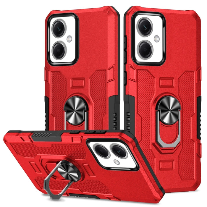 Funda híbrida para teléfono Ring Holder Armor, For Xiaomi Redmi 12C 4G, For Xiaomi Redmi Note 12 5G Global, For Xiaomi Redmi Note 12 Pro Global