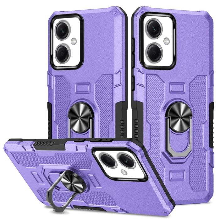 Funda híbrida para teléfono Ring Holder Armor, For Xiaomi Redmi 12C 4G, For Xiaomi Redmi Note 12 5G Global, For Xiaomi Redmi Note 12 Pro Global