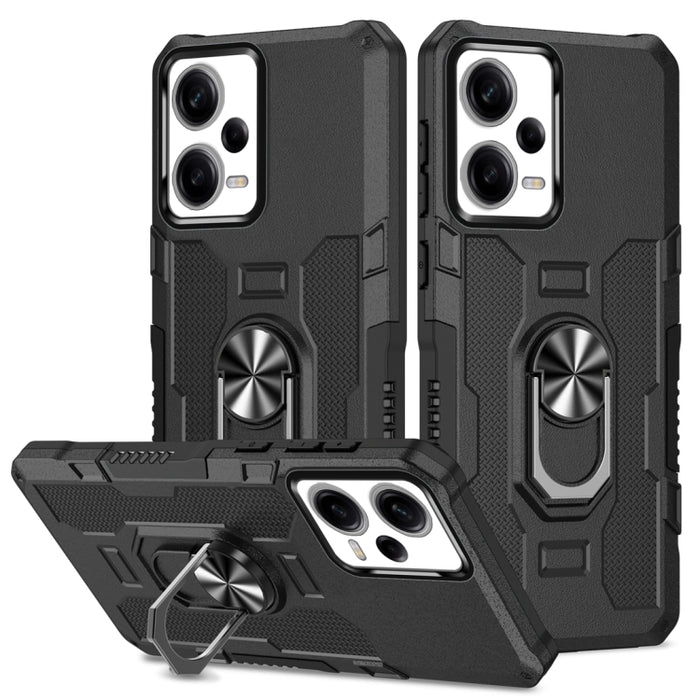 Funda híbrida para teléfono Ring Holder Armor, For Xiaomi Redmi 12C 4G, For Xiaomi Redmi Note 12 5G Global, For Xiaomi Redmi Note 12 Pro Global