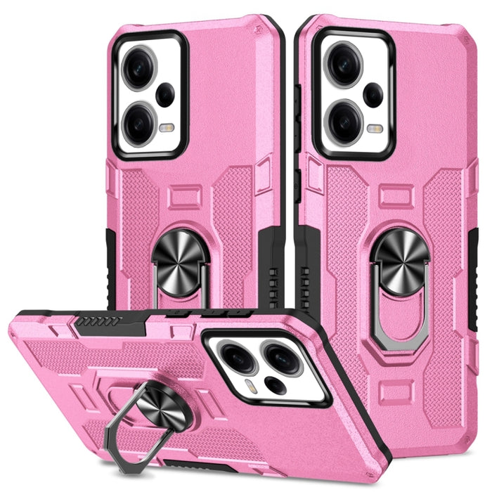 Funda híbrida para teléfono Ring Holder Armor, For Xiaomi Redmi 12C 4G, For Xiaomi Redmi Note 12 5G Global, For Xiaomi Redmi Note 12 Pro Global