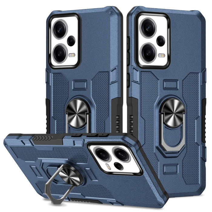 Funda híbrida para teléfono Ring Holder Armor, For Xiaomi Redmi 12C 4G, For Xiaomi Redmi Note 12 5G Global, For Xiaomi Redmi Note 12 Pro Global