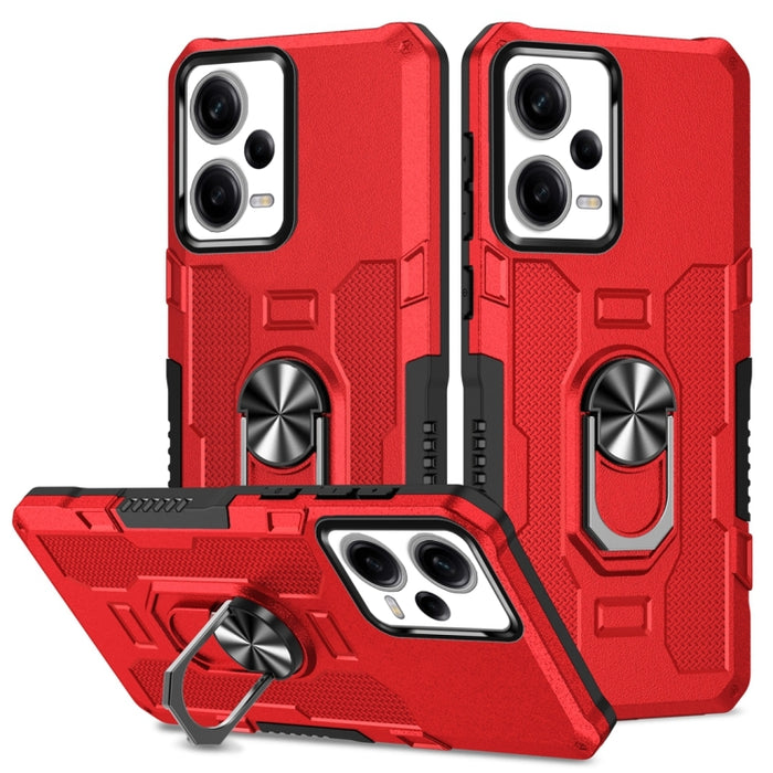 Funda híbrida para teléfono Ring Holder Armor, For Xiaomi Redmi 12C 4G, For Xiaomi Redmi Note 12 5G Global, For Xiaomi Redmi Note 12 Pro Global