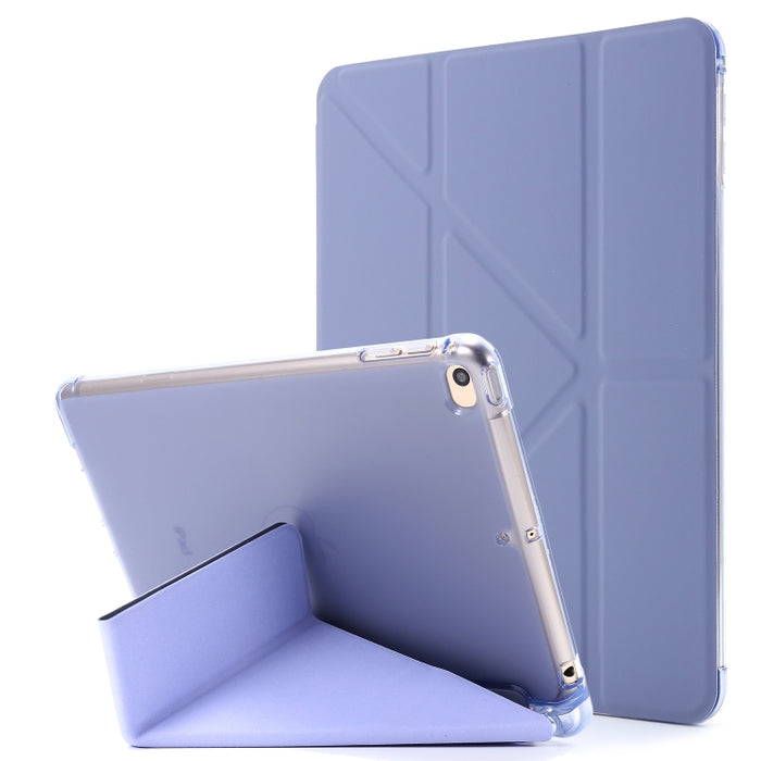 Estuche de cuero con tapa horizontal y deformación de bolsa de aire con soporte y portalápices