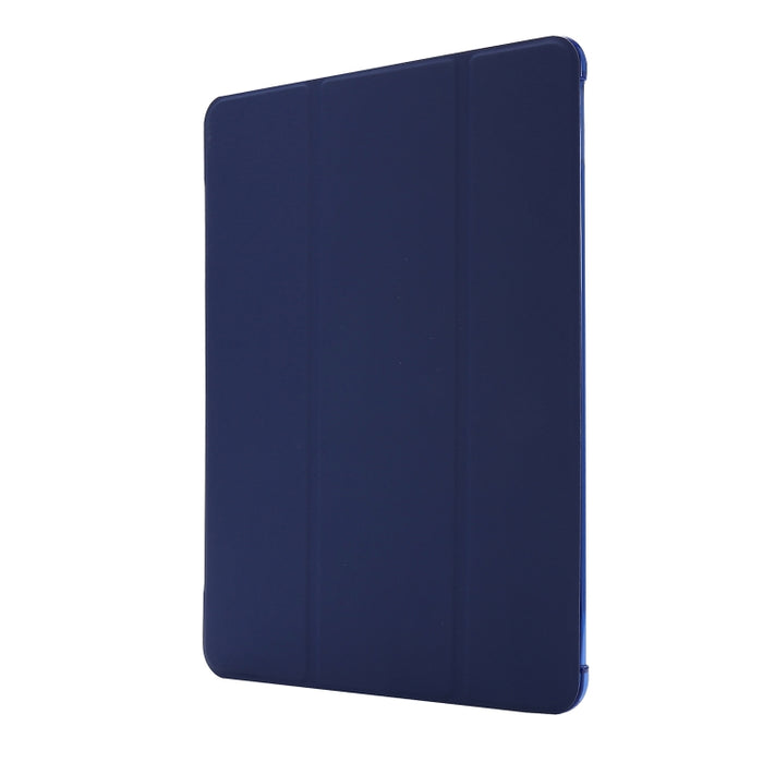 Estuche de cuero con tapa horizontal para bolsa de aire con soporte triple y portalápices