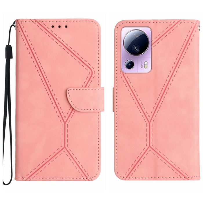 Funda de teléfono de cuero en relieve con costuras, For Xiaomi 13 Ultra, For Xiaomi Redmi Note 12 4G, For Xiaomi Redmi A1 / A2, For Xiaomi Redmi 11A, For Xiaomi Redmi Note 12 Pro+, For Redmi Note 12 Pro 5G, For Xiaomi POCO X5 Pro                       ...