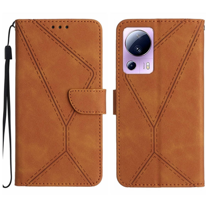 Funda de teléfono de cuero en relieve con costuras, For Xiaomi 13 Ultra, For Xiaomi Redmi Note 12 4G, For Xiaomi Redmi A1 / A2, For Xiaomi Redmi 11A, For Xiaomi Redmi Note 12 Pro+, For Redmi Note 12 Pro 5G, For Xiaomi POCO X5 Pro                       ...