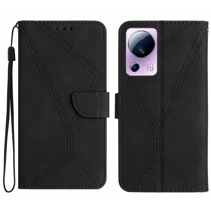Funda de teléfono de cuero en relieve con costuras, For Xiaomi 13 Ultra, For Xiaomi Redmi Note 12 4G, For Xiaomi Redmi A1 / A2, For Xiaomi Redmi 11A, For Xiaomi Redmi Note 12 Pro+, For Redmi Note 12 Pro 5G, For Xiaomi POCO X5 Pro                       ...