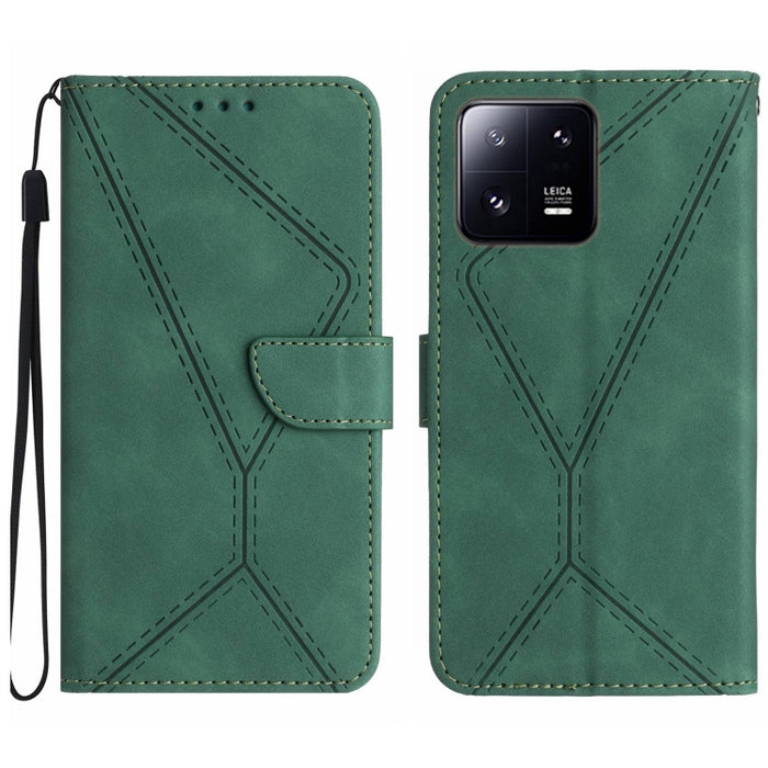 Funda de teléfono de cuero en relieve con costuras, For Xiaomi 13 Ultra, For Xiaomi Redmi Note 12 4G, For Xiaomi Redmi A1 / A2, For Xiaomi Redmi 11A, For Xiaomi Redmi Note 12 Pro+, For Redmi Note 12 Pro 5G, For Xiaomi POCO X5 Pro                       ...