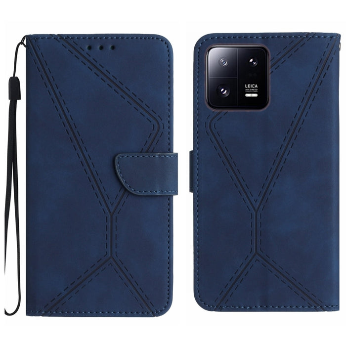 Funda de teléfono de cuero en relieve con costuras, For Xiaomi 13 Ultra, For Xiaomi Redmi Note 12 4G, For Xiaomi Redmi A1 / A2, For Xiaomi Redmi 11A, For Xiaomi Redmi Note 12 Pro+, For Redmi Note 12 Pro 5G, For Xiaomi POCO X5 Pro                       ...