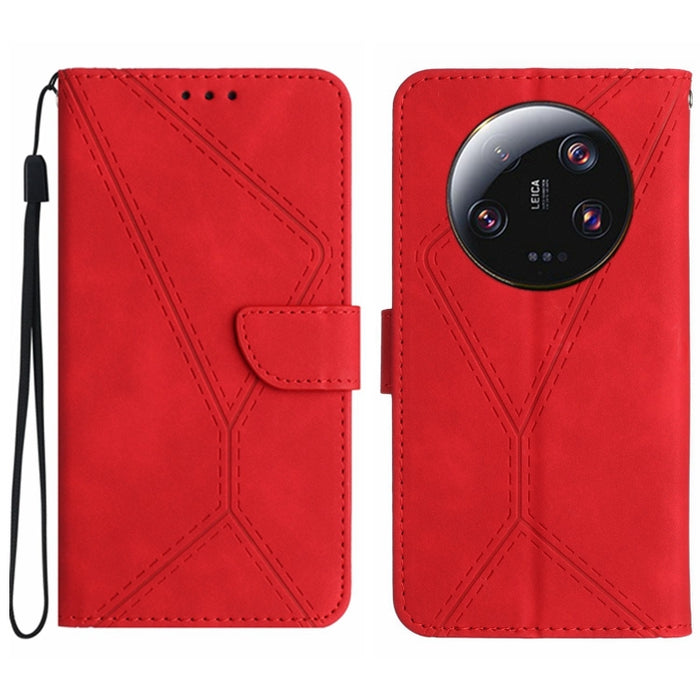 Funda de teléfono de cuero en relieve con costuras, For Xiaomi 13 Ultra, For Xiaomi Redmi Note 12 4G, For Xiaomi Redmi A1 / A2, For Xiaomi Redmi 11A, For Xiaomi Redmi Note 12 Pro+, For Redmi Note 12 Pro 5G, For Xiaomi POCO X5 Pro                       ...