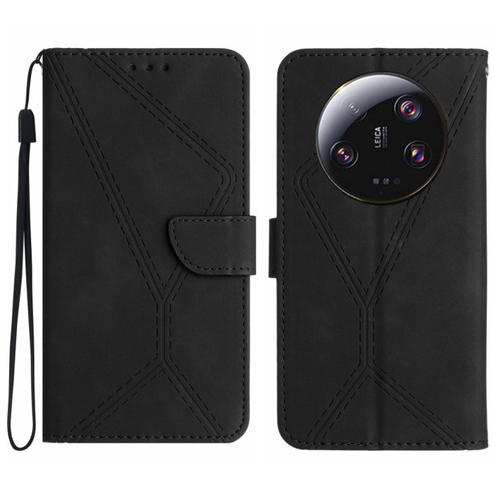 Funda de teléfono de cuero en relieve con costuras, For Xiaomi 13 Ultra, For Xiaomi Redmi Note 12 4G, For Xiaomi Redmi A1 / A2, For Xiaomi Redmi 11A, For Xiaomi Redmi Note 12 Pro+, For Redmi Note 12 Pro 5G, For Xiaomi POCO X5 Pro                       ...