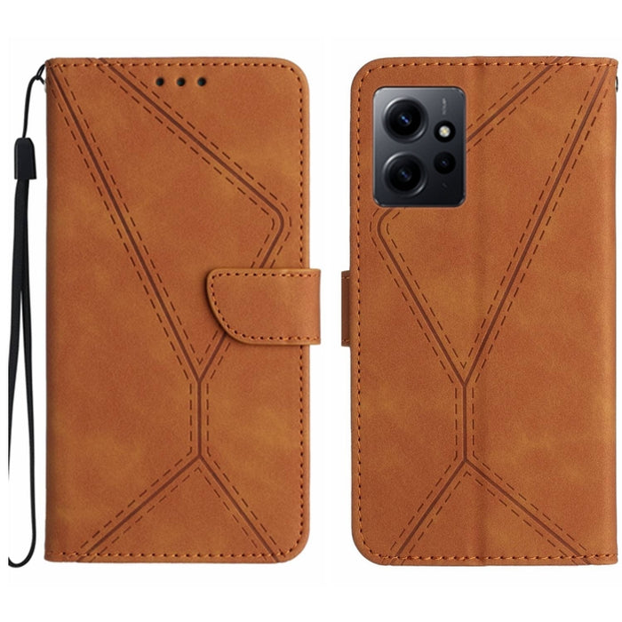 Funda de teléfono de cuero en relieve con costuras, For Xiaomi 13 Ultra, For Xiaomi Redmi Note 12 4G, For Xiaomi Redmi A1 / A2, For Xiaomi Redmi 11A, For Xiaomi Redmi Note 12 Pro+, For Redmi Note 12 Pro 5G, For Xiaomi POCO X5 Pro                       ...
