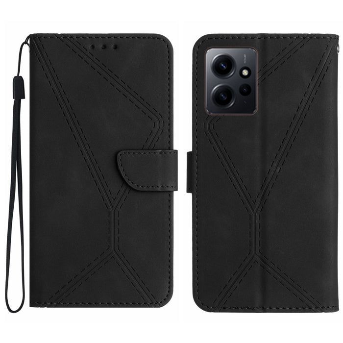 Funda de teléfono de cuero en relieve con costuras, For Xiaomi 13 Ultra, For Xiaomi Redmi Note 12 4G, For Xiaomi Redmi A1 / A2, For Xiaomi Redmi 11A, For Xiaomi Redmi Note 12 Pro+, For Redmi Note 12 Pro 5G, For Xiaomi POCO X5 Pro                       ...