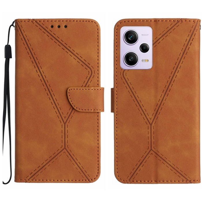 Funda de teléfono de cuero en relieve con costuras, For Xiaomi 13 Ultra, For Xiaomi Redmi Note 12 4G, For Xiaomi Redmi A1 / A2, For Xiaomi Redmi 11A, For Xiaomi Redmi Note 12 Pro+, For Redmi Note 12 Pro 5G, For Xiaomi POCO X5 Pro                       ...