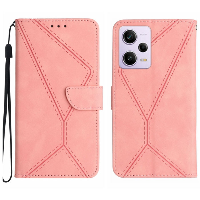 Funda de teléfono de cuero en relieve con costuras, For Xiaomi 13 Ultra, For Xiaomi Redmi Note 12 4G, For Xiaomi Redmi A1 / A2, For Xiaomi Redmi 11A, For Xiaomi Redmi Note 12 Pro+, For Redmi Note 12 Pro 5G, For Xiaomi POCO X5 Pro                       ...