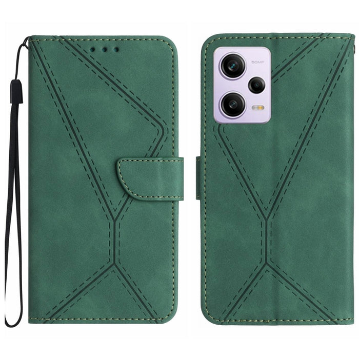 Funda de teléfono de cuero en relieve con costuras, For Xiaomi 13 Ultra, For Xiaomi Redmi Note 12 4G, For Xiaomi Redmi A1 / A2, For Xiaomi Redmi 11A, For Xiaomi Redmi Note 12 Pro+, For Redmi Note 12 Pro 5G, For Xiaomi POCO X5 Pro                       ...