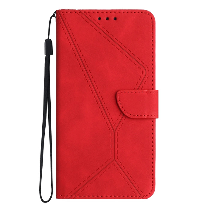 Funda de teléfono de cuero en relieve con costuras, For Redmi Note 11 4G Global, For Xiaomi POCO F4 5G, For Xiaomi Redmi 10A, For Xiaomi Redmi 10C