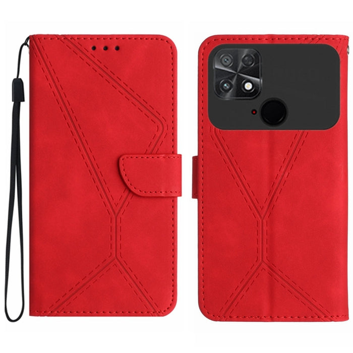 Funda de teléfono de cuero en relieve con costuras, For Xiaomi 13 Ultra, For Xiaomi Redmi Note 12 4G, For Xiaomi Redmi A1 / A2, For Xiaomi Redmi 11A, For Xiaomi Redmi Note 12 Pro+, For Redmi Note 12 Pro 5G, For Xiaomi POCO X5 Pro                       ...