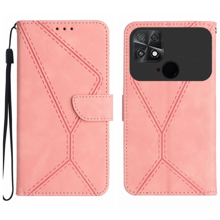 Funda de teléfono de cuero en relieve con costuras, For Xiaomi 13 Ultra, For Xiaomi Redmi Note 12 4G, For Xiaomi Redmi A1 / A2, For Xiaomi Redmi 11A, For Xiaomi Redmi Note 12 Pro+, For Redmi Note 12 Pro 5G, For Xiaomi POCO X5 Pro                       ...