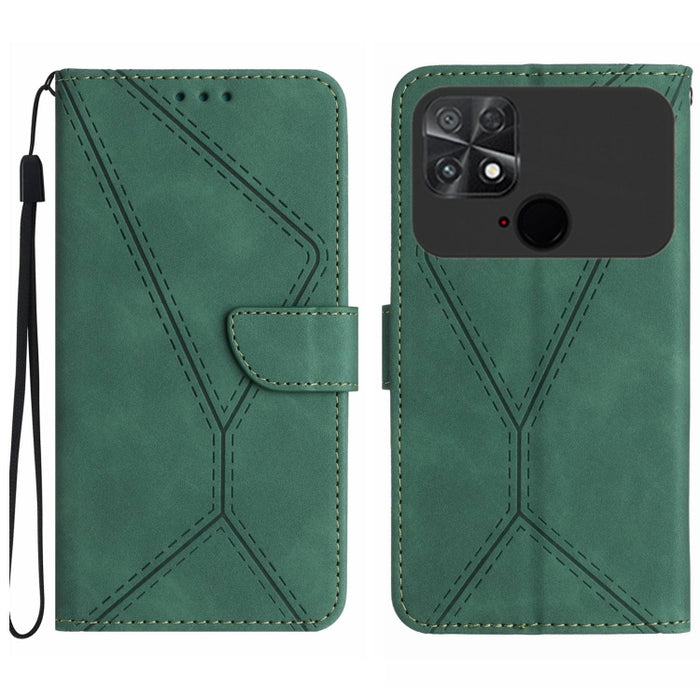 Funda de teléfono de cuero en relieve con costuras, For Xiaomi 13 Ultra, For Xiaomi Redmi Note 12 4G, For Xiaomi Redmi A1 / A2, For Xiaomi Redmi 11A, For Xiaomi Redmi Note 12 Pro+, For Redmi Note 12 Pro 5G, For Xiaomi POCO X5 Pro                       ...