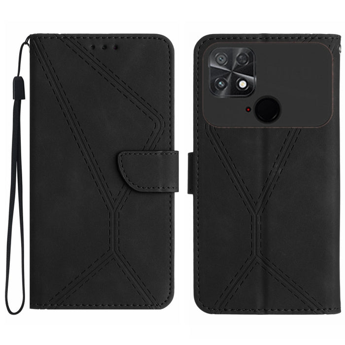 Funda de teléfono de cuero en relieve con costuras, For Xiaomi 13 Ultra, For Xiaomi Redmi Note 12 4G, For Xiaomi Redmi A1 / A2, For Xiaomi Redmi 11A, For Xiaomi Redmi Note 12 Pro+, For Redmi Note 12 Pro 5G, For Xiaomi POCO X5 Pro                       ...