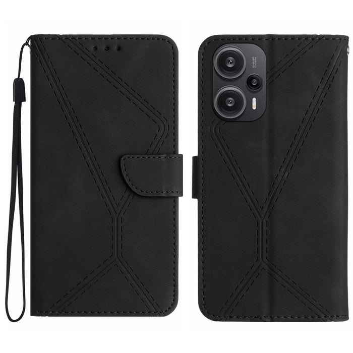 Funda de teléfono de cuero en relieve con costuras, For Xiaomi Redmi 13 4G Global / 5G Global, For Xiaomi Redmi A3, For Xiaomi Redmi Note 13 4G Global, For Xiaomi Redmi 13C 5G, For Xiaomi 14 Ultra, For Xiaomi 14 Pro, For Xiaomi 14, For Xiaomi Redmi 13C...