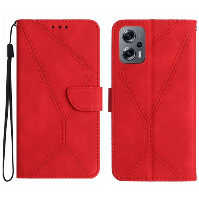 Funda de teléfono de cuero en relieve con costuras, For Xiaomi 13 Ultra, For Xiaomi Redmi Note 12 4G, For Xiaomi Redmi A1 / A2, For Xiaomi Redmi 11A, For Xiaomi Redmi Note 12 Pro+, For Redmi Note 12 Pro 5G, For Xiaomi POCO X5 Pro                       ...