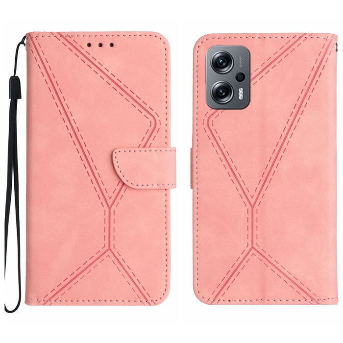 Funda de teléfono de cuero en relieve con costuras, For Xiaomi 13 Ultra, For Xiaomi Redmi Note 12 4G, For Xiaomi Redmi A1 / A2, For Xiaomi Redmi 11A, For Xiaomi Redmi Note 12 Pro+, For Redmi Note 12 Pro 5G, For Xiaomi POCO X5 Pro                       ...