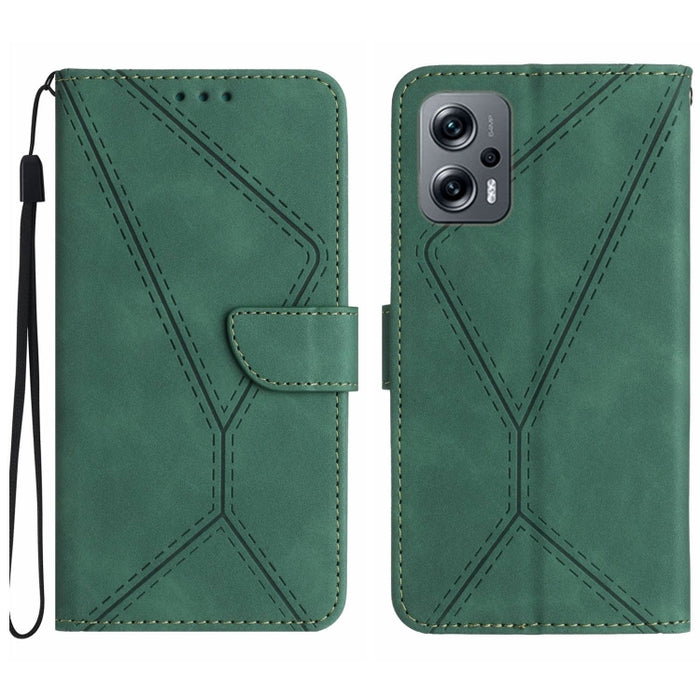 Funda de teléfono de cuero en relieve con costuras, For Xiaomi 13 Ultra, For Xiaomi Redmi Note 12 4G, For Xiaomi Redmi A1 / A2, For Xiaomi Redmi 11A, For Xiaomi Redmi Note 12 Pro+, For Redmi Note 12 Pro 5G, For Xiaomi POCO X5 Pro                       ...