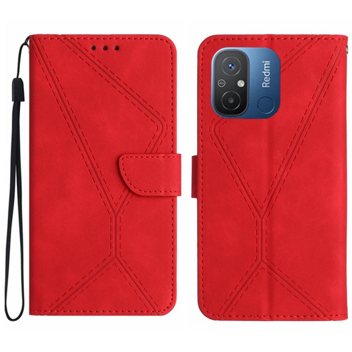 Funda de teléfono de cuero en relieve con costuras, For Xiaomi 13 Ultra, For Xiaomi Redmi Note 12 4G, For Xiaomi Redmi A1 / A2, For Xiaomi Redmi 11A, For Xiaomi Redmi Note 12 Pro+, For Redmi Note 12 Pro 5G, For Xiaomi POCO X5 Pro                       ...