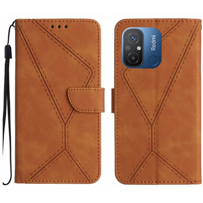 Funda de teléfono de cuero en relieve con costuras, For Xiaomi 13 Ultra, For Xiaomi Redmi Note 12 4G, For Xiaomi Redmi A1 / A2, For Xiaomi Redmi 11A, For Xiaomi Redmi Note 12 Pro+, For Redmi Note 12 Pro 5G, For Xiaomi POCO X5 Pro                       ...