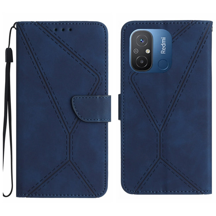 Funda de teléfono de cuero en relieve con costuras, For Xiaomi 13 Ultra, For Xiaomi Redmi Note 12 4G, For Xiaomi Redmi A1 / A2, For Xiaomi Redmi 11A, For Xiaomi Redmi Note 12 Pro+, For Redmi Note 12 Pro 5G, For Xiaomi POCO X5 Pro                       ...