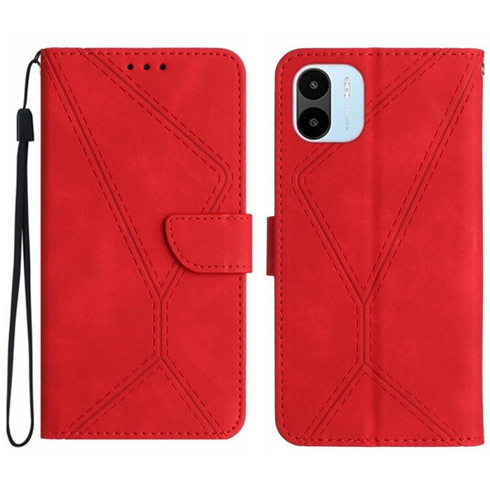 Funda de teléfono de cuero en relieve con costuras, For Xiaomi 13 Ultra, For Xiaomi Redmi Note 12 4G, For Xiaomi Redmi A1 / A2, For Xiaomi Redmi 11A, For Xiaomi Redmi Note 12 Pro+, For Redmi Note 12 Pro 5G, For Xiaomi POCO X5 Pro                       ...