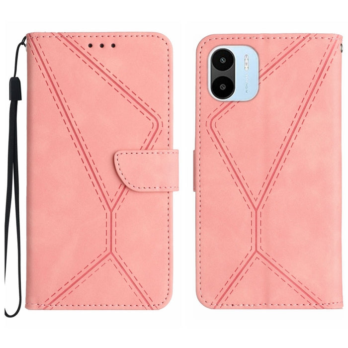 Funda de teléfono de cuero en relieve con costuras, For Xiaomi 13 Ultra, For Xiaomi Redmi Note 12 4G, For Xiaomi Redmi A1 / A2, For Xiaomi Redmi 11A, For Xiaomi Redmi Note 12 Pro+, For Redmi Note 12 Pro 5G, For Xiaomi POCO X5 Pro                       ...