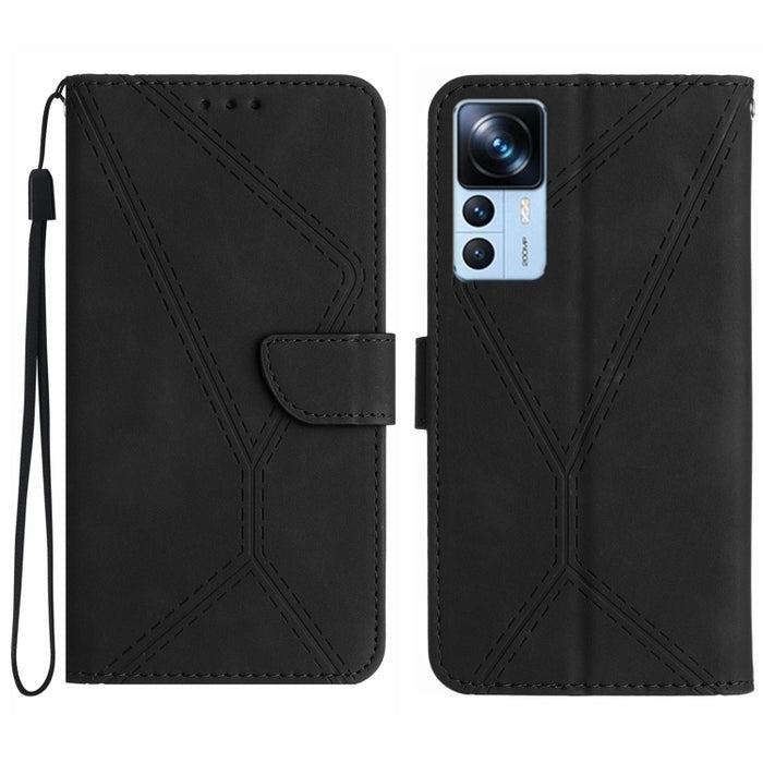 Funda de teléfono de cuero en relieve con costuras, For Xiaomi 13 Ultra, For Xiaomi Redmi Note 12 4G, For Xiaomi Redmi A1 / A2, For Xiaomi Redmi 11A, For Xiaomi Redmi Note 12 Pro+, For Redmi Note 12 Pro 5G, For Xiaomi POCO X5 Pro                       ...