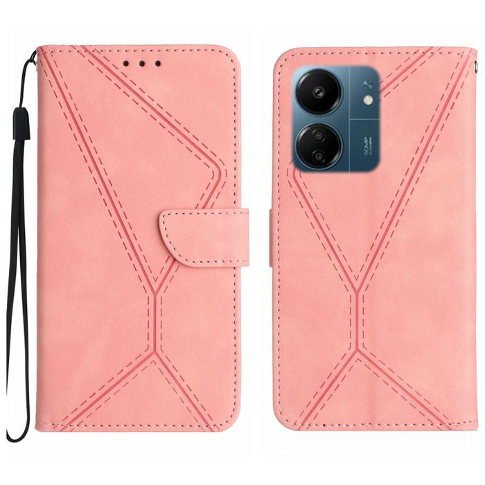 Funda de teléfono de cuero en relieve con costuras, For Xiaomi Redmi 13 4G Global / 5G Global, For Xiaomi Redmi A3, For Xiaomi Redmi Note 13 4G Global, For Xiaomi Redmi 13C 5G, For Xiaomi 14 Ultra, For Xiaomi 14 Pro, For Xiaomi 14, For Xiaomi Redmi 13C...
