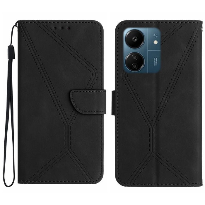 Funda de teléfono de cuero en relieve con costuras, For Xiaomi Redmi 13 4G Global / 5G Global, For Xiaomi Redmi A3, For Xiaomi Redmi Note 13 4G Global, For Xiaomi Redmi 13C 5G, For Xiaomi 14 Ultra, For Xiaomi 14 Pro, For Xiaomi 14, For Xiaomi Redmi 13C...
