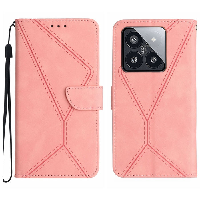 Funda de teléfono de cuero en relieve con costuras, For Xiaomi Redmi 13 4G Global / 5G Global, For Xiaomi Redmi A3, For Xiaomi Redmi Note 13 4G Global, For Xiaomi Redmi 13C 5G, For Xiaomi 14 Ultra, For Xiaomi 14 Pro, For Xiaomi 14, For Xiaomi Redmi 13C...