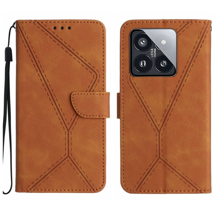 Funda de teléfono de cuero en relieve con costuras, For Xiaomi Redmi 13 4G Global / 5G Global, For Xiaomi Redmi A3, For Xiaomi Redmi Note 13 4G Global, For Xiaomi Redmi 13C 5G, For Xiaomi 14 Ultra, For Xiaomi 14 Pro, For Xiaomi 14, For Xiaomi Redmi 13C...