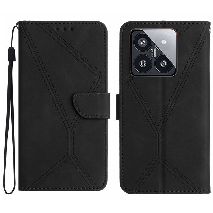 Funda de teléfono de cuero en relieve con costuras, For Xiaomi Redmi 13 4G Global / 5G Global, For Xiaomi Redmi A3, For Xiaomi Redmi Note 13 4G Global, For Xiaomi Redmi 13C 5G, For Xiaomi 14 Ultra, For Xiaomi 14 Pro, For Xiaomi 14, For Xiaomi Redmi 13C...