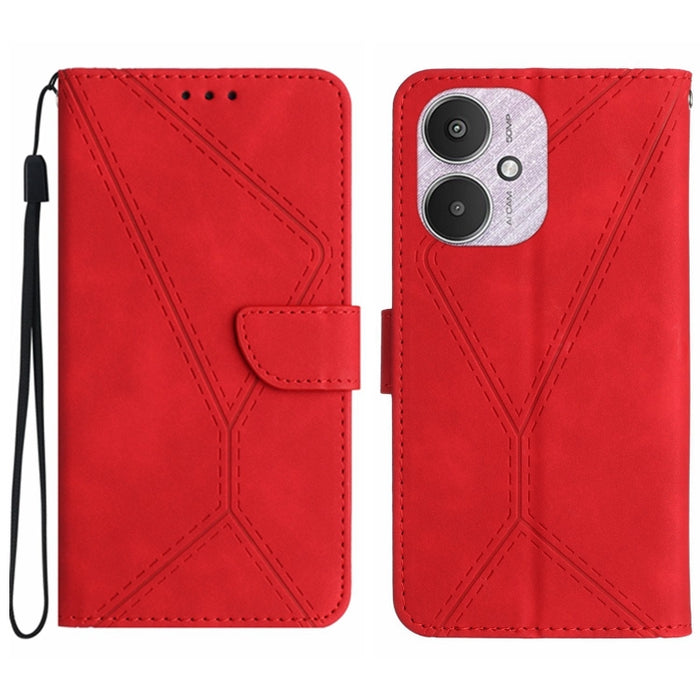 Funda de teléfono de cuero en relieve con costuras, For Xiaomi Redmi 13 4G Global / 5G Global, For Xiaomi Redmi A3, For Xiaomi Redmi Note 13 4G Global, For Xiaomi Redmi 13C 5G, For Xiaomi 14 Ultra, For Xiaomi 14 Pro, For Xiaomi 14, For Xiaomi Redmi 13C...