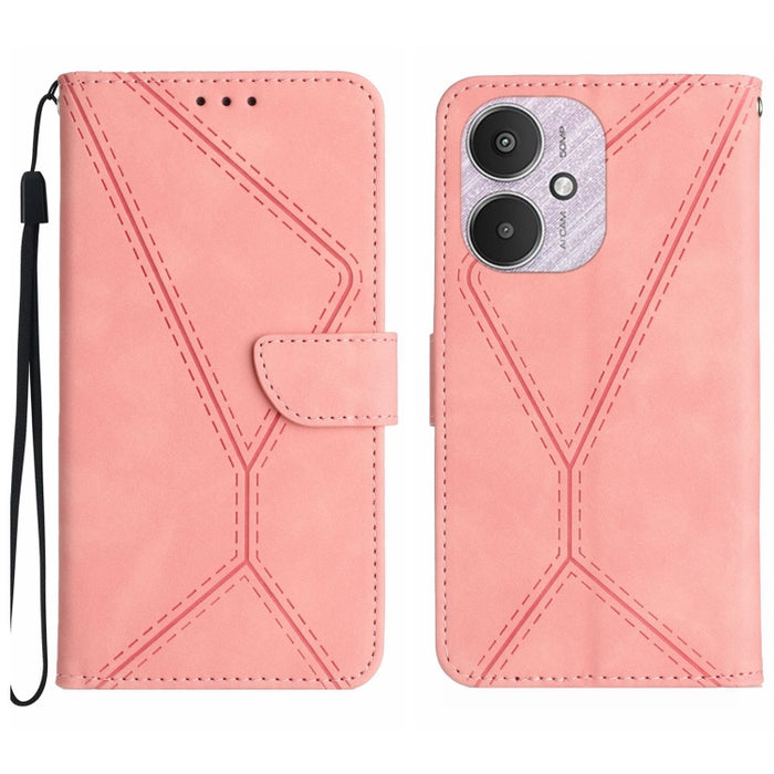 Funda de teléfono de cuero en relieve con costuras, For Xiaomi Redmi 13 4G Global / 5G Global, For Xiaomi Redmi A3, For Xiaomi Redmi Note 13 4G Global, For Xiaomi Redmi 13C 5G, For Xiaomi 14 Ultra, For Xiaomi 14 Pro, For Xiaomi 14, For Xiaomi Redmi 13C...