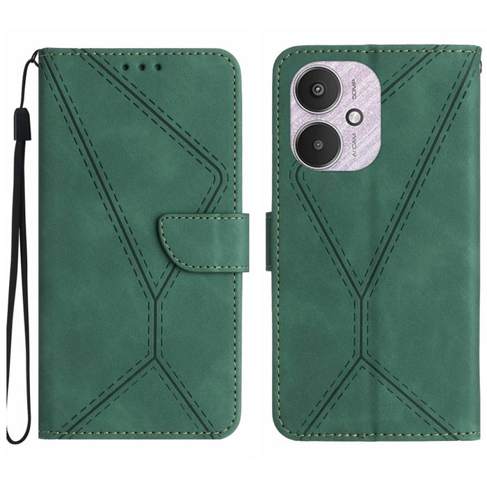 Funda de teléfono de cuero en relieve con costuras, For Xiaomi Redmi 13 4G Global / 5G Global, For Xiaomi Redmi A3, For Xiaomi Redmi Note 13 4G Global, For Xiaomi Redmi 13C 5G, For Xiaomi 14 Ultra, For Xiaomi 14 Pro, For Xiaomi 14, For Xiaomi Redmi 13C...