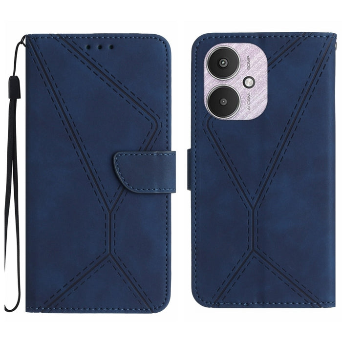 Funda de teléfono de cuero en relieve con costuras, For Xiaomi Redmi 13 4G Global / 5G Global, For Xiaomi Redmi A3, For Xiaomi Redmi Note 13 4G Global, For Xiaomi Redmi 13C 5G, For Xiaomi 14 Ultra, For Xiaomi 14 Pro, For Xiaomi 14, For Xiaomi Redmi 13C...
