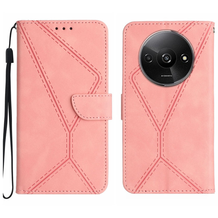 Funda de teléfono de cuero en relieve con costuras, For Xiaomi Redmi 13 4G Global / 5G Global, For Xiaomi Redmi A3, For Xiaomi Redmi Note 13 4G Global, For Xiaomi Redmi 13C 5G, For Xiaomi 14 Ultra, For Xiaomi 14 Pro, For Xiaomi 14, For Xiaomi Redmi 13C...