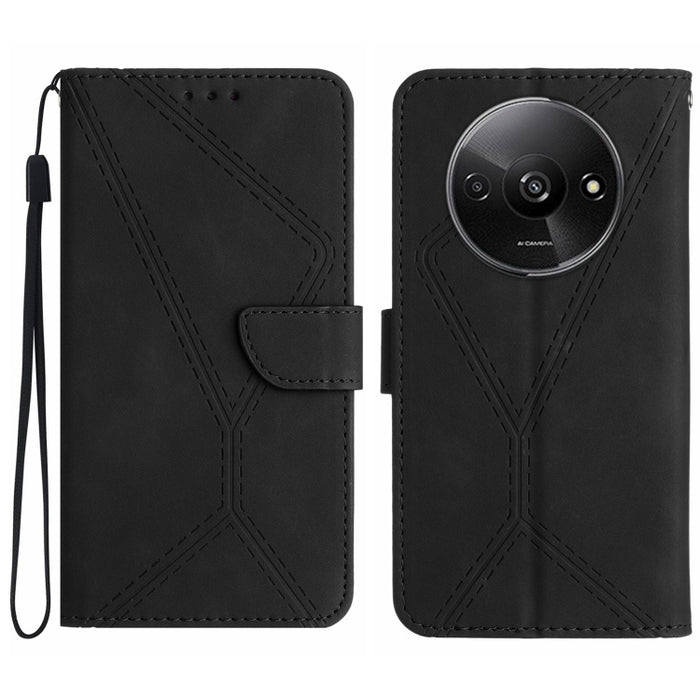 Funda de teléfono de cuero en relieve con costuras, For Xiaomi Redmi 13 4G Global / 5G Global, For Xiaomi Redmi A3, For Xiaomi Redmi Note 13 4G Global, For Xiaomi Redmi 13C 5G, For Xiaomi 14 Ultra, For Xiaomi 14 Pro, For Xiaomi 14, For Xiaomi Redmi 13C...