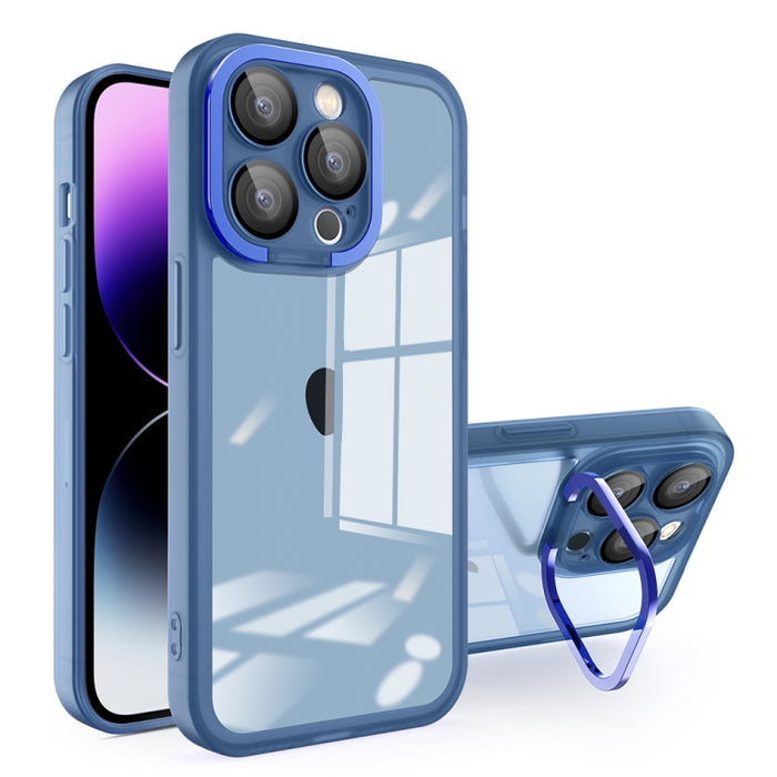 Estuche para teléfono MagSafe transparente mate con soporte de lente invisible