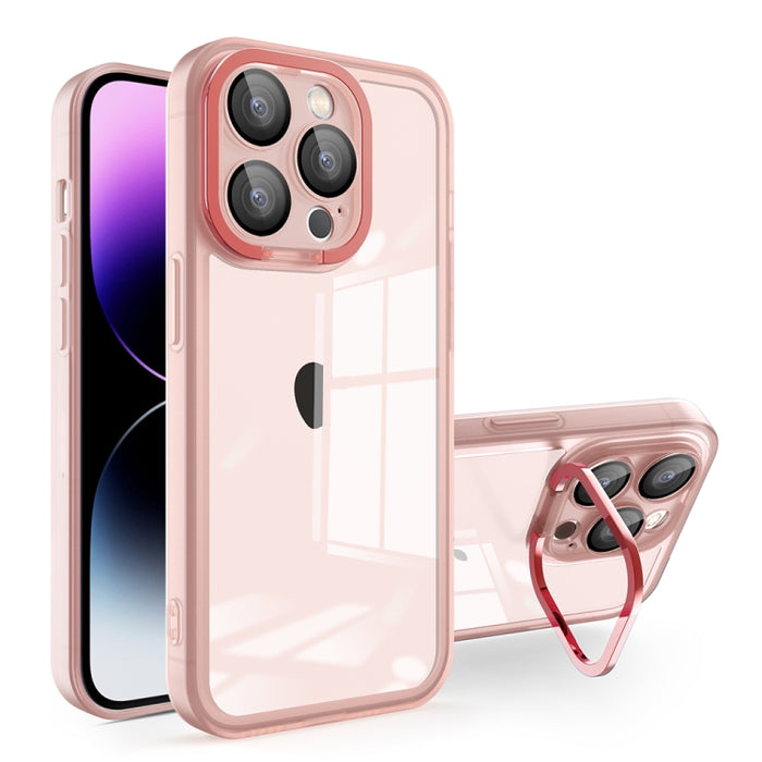 Estuche para teléfono MagSafe transparente mate con soporte de lente invisible