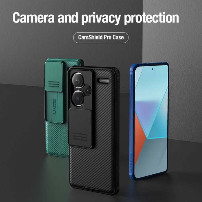 Estuche para teléfono NILLKIN CamShield Pro PC, For Xiaomi Redmi Turbo 3, For Xiaomi Redmi Note 13 Pro+ 5G, For Xiaomi Redmi Note 13 Pro 5G, For Xiaomi Redmi K60 Ultra, For Xiaomi Redmi K70 / K70 Pro, For Xiaomi Redmi Note 12 Turbo / Poco F5